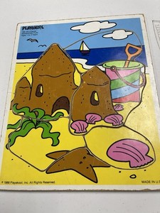 Preschool Wooden Puzzles Set Of 2