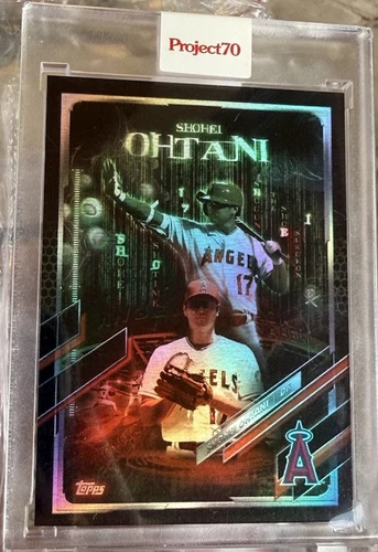 2021 TOPPS PROJECT 70 - SHOHEI OHTANI BY SHOE SURGEON - RAINBOW FOIL /70 Dodgers