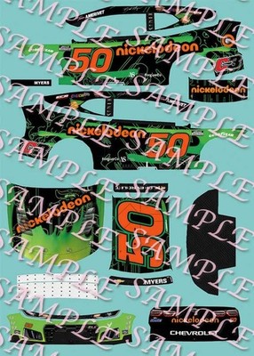 PreOrder 2026 Burt Myers Nickelodeon 1/64 Peel& Stick Decals