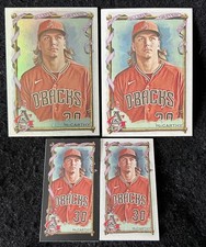 Lot Of 4 - 2023 Allen & Ginter - Jake McCarthy - #52 - Black/Mini/ Foil/Base