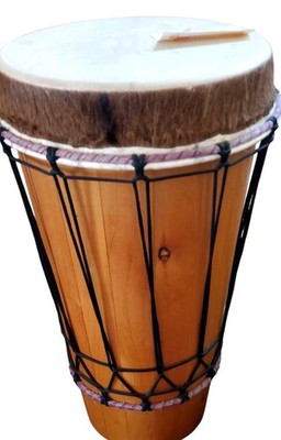 African Ashiko Handmade Drum 18'' Goat Skin Head