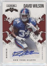 2012 Rookies & Stars Rookie Crusade Red Signatures 41/149 David Wilson Auto 0o9