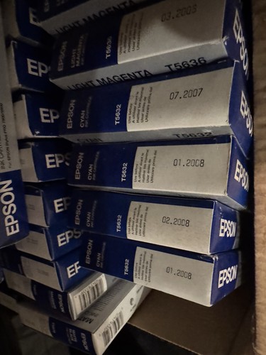 Genuine Epson T5634 Ink Cartridges 7800 9800 printers Yellow - 第 2/2 張圖片