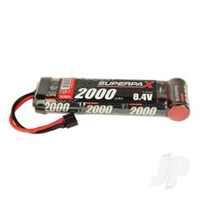 Radient NiMH Battery 8.4V 2000mAh SC 6-1 Stick Pack Deans HCT T-Style Connect...