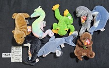 Lot of 8 NEW Beanie Babies, Original Tags, Retired-See List in Images