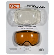 Spy+ Underpin Snow Goggle Replacement Lens Persimmon Orange Low Light NEW Sealed