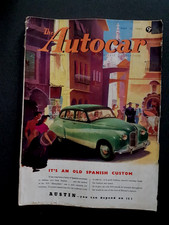 THE AUTOCAR MAGAZINE 1950 july MOTOR CAR AUSTIN