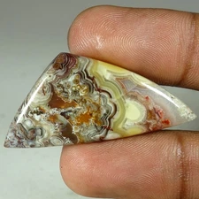100% Natural Crazy Lace  Fancy Cabochon Loose Gemstones 32.95Cts 20x 43x 05mm