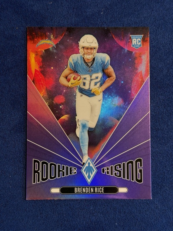 Brenden Rice 2024 Panini Phoenix Rookie Rising Purple RC #RR-BRE