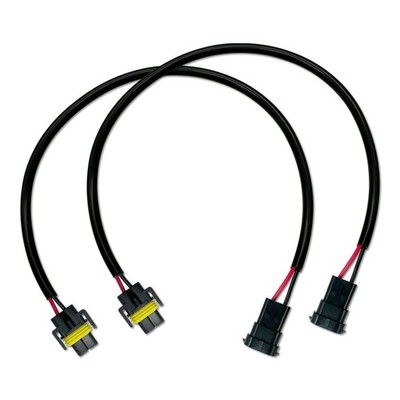 QTY 2- H11 H8 H9 Wiring Harness Connector Extension Cable for Headlight & Fog