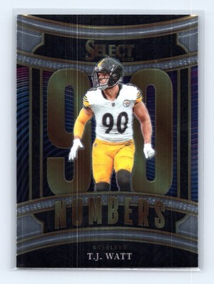 T.J. Watt Pittsburgh Steelers 2025 Panini Select #18 Select Numbers