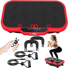 Vibration Plate Exercise Machine,8000 Vibrations/min Adjustable Fitness Platform