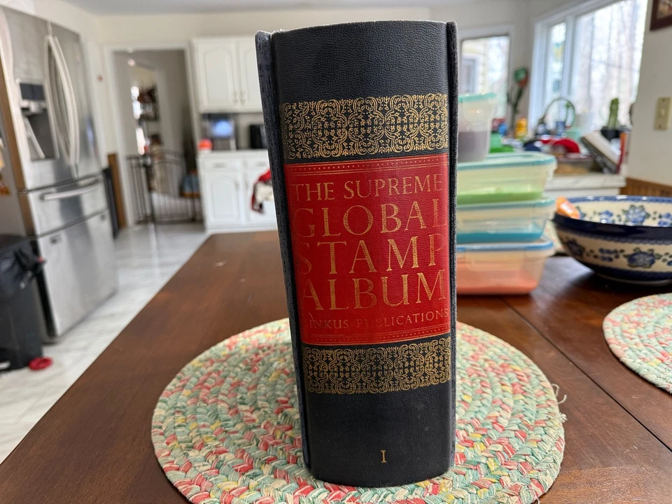 LARGE THE SUPREME GLOBAL STAMP ALBUM ALL PICTURED VERY NICE VOL I - Image 3 of 4