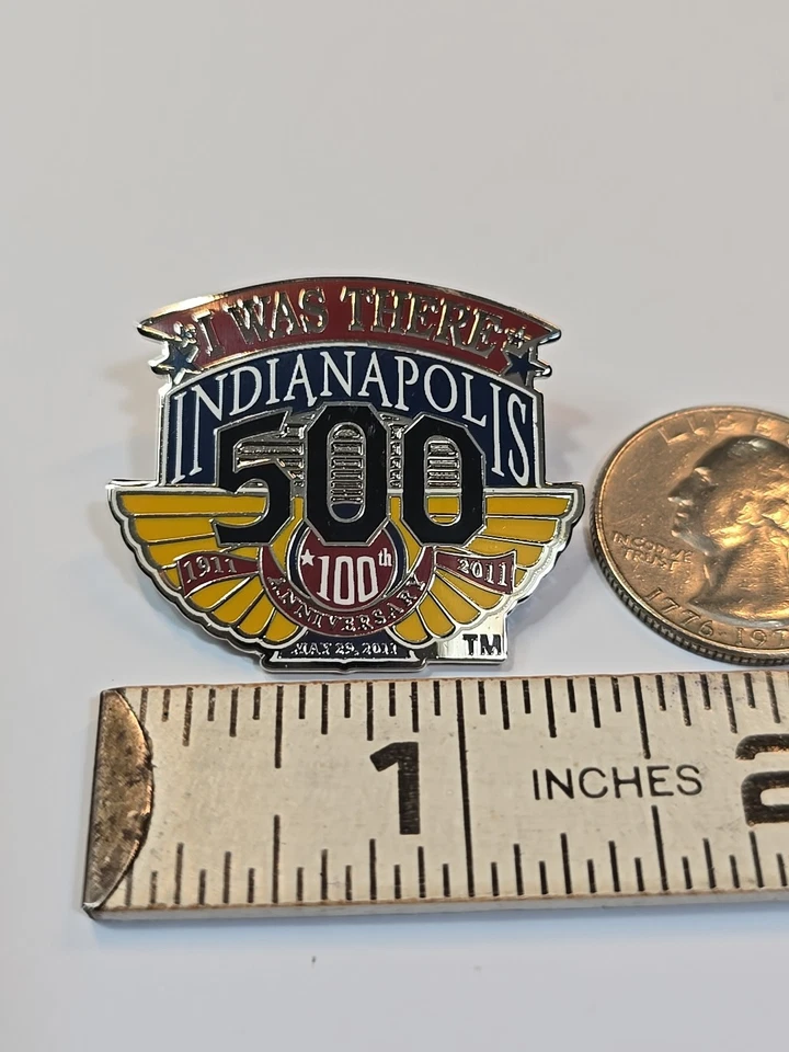 Indianapolis 500 "I Was There" Lapel Pin 100th Anniversary 1911-2011 - Image 4 of 4