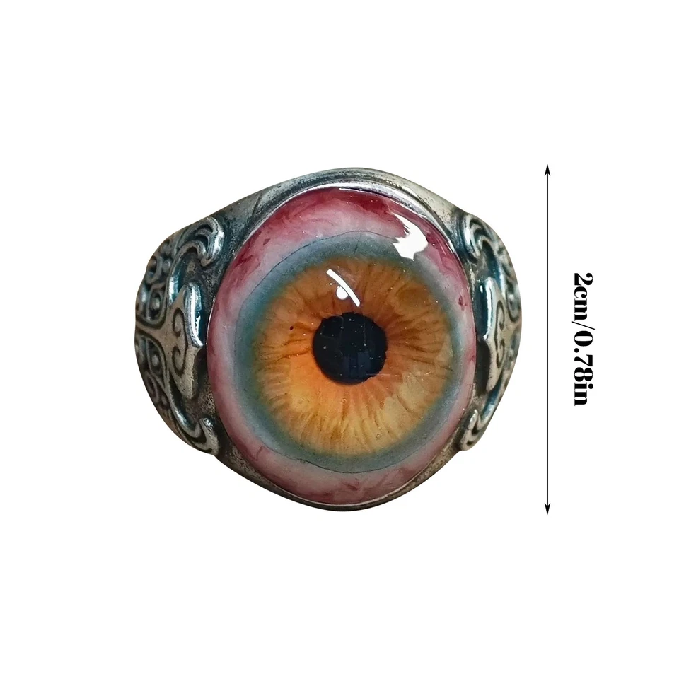 Adjustable Dark Lore Rings Eye Of The Curtain Ring Eyeball Design Rings Gifts - Image 2 of 4