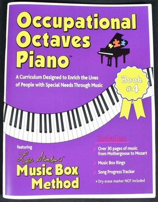 Occupational Octaves Piano Book Special Needs Learning Music & Rings Book 4