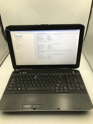DELL LATITUDE E5530 - BOOTS TO BIOS - INTEL I5 3310M - NO RAM - 15'' - READ - BB