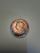 1900 Victoria Maundy Threepence Proof Like