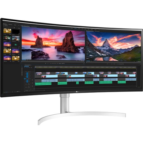 LG 38WN95C-W 38 UltraWide QHD+ IPS Curved Monitor, - Picture 3 of 12