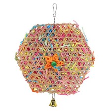  Parrot Chewing Toys Biting Woven Bamboo Brushed Toys Parrot Bird Toys Parrot