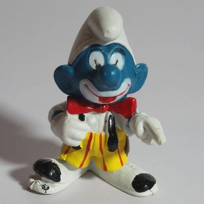 Schleich Schlumpf Clown Figur Vintage Peyo Comic Figur Sammler ca. 5cm