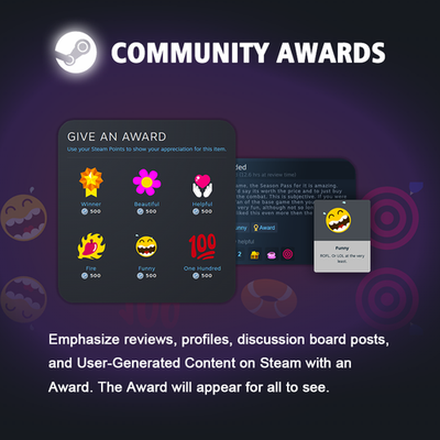 #ad Steam Community Awards Specified Requirements Reviews Screenshots etc $1.99