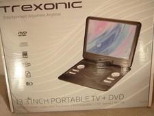 trexonic portable dvd player and tv