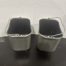 Lot of 2 Breadman BK2000B Bread Pans & Kneadi...