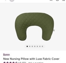 boppy nursing pillow new- Moss Quilted