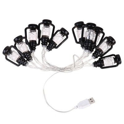  10 LEDs Dekorative Lampe Flaschenlicht Lichterkette USB -Ladelicht