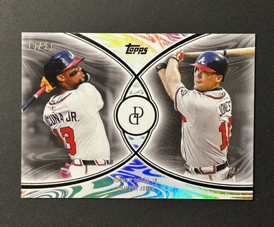 Ronald Acuna Jr. / Chipper Jones 2026 Topps Dynamic Duals Atlanta Braves 19