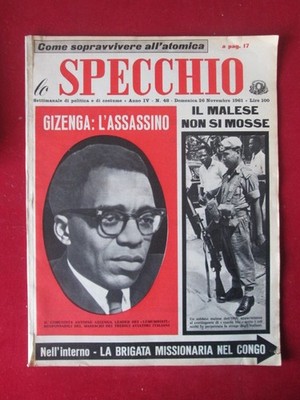 DER SPIEGEL 48 1961 GINZENGA DOSSIER MISSIONSBRIGADE DES KONGO [TR29A]