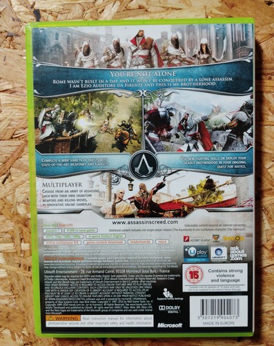 Assassin's Creed: Brotherhood Microsoft Xbox 360 PAL CIB With Manual. Tested. - Picture 2 of 4