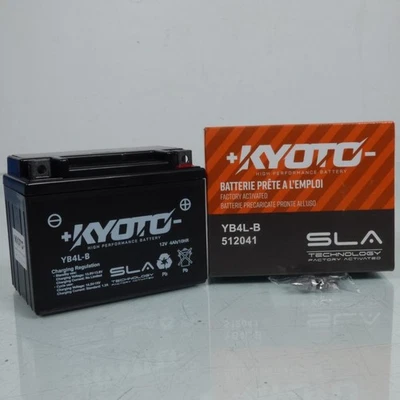 Batterie SLA Kyoto pour Scooter Peugeot 50 Speedfight Acqua 1997 à 1998 YB4L-B - Photo 1/3