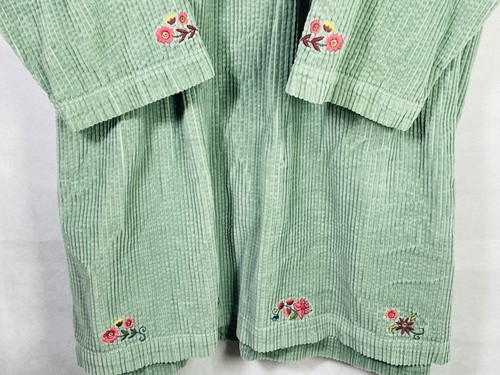 Vintage Disney Store Womens Corduroy Dress Green Mickey Minnie XL xlnt FREE SHIP - Picture 5 of 13