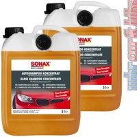 Sonax Glanzshampoo Konzentrat Autoshampoo 2X 5L SchmutzlöSend Schonend