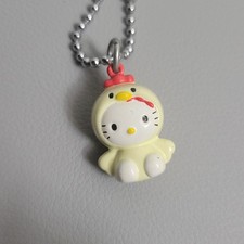 Hello Kitty Gotochi Charm Keychain Sanrio - Chicken Bell