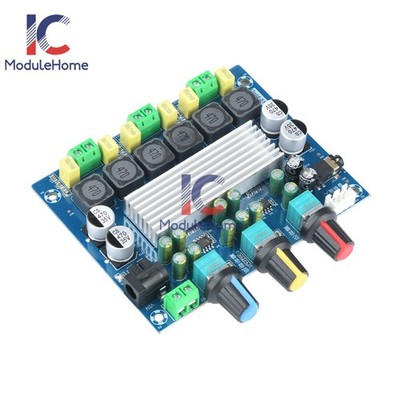 TPA3116D2 100W+50W*2 Stereo Digital Power Amplifier Board AMP Module DC12V/24V