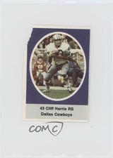1972 Sunoco NFL Action Player Stamps Cliff Harris HOF 0ls
