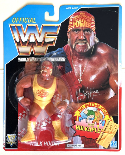 WWF Hasbro Hulk Hogan Wrestling Action Figure Seri...
