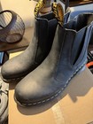 Dr. Martens 2976 Alt Back Zip Chelsea Boots Black Sz 10 Men New NO INSOLES Boots — photo 1