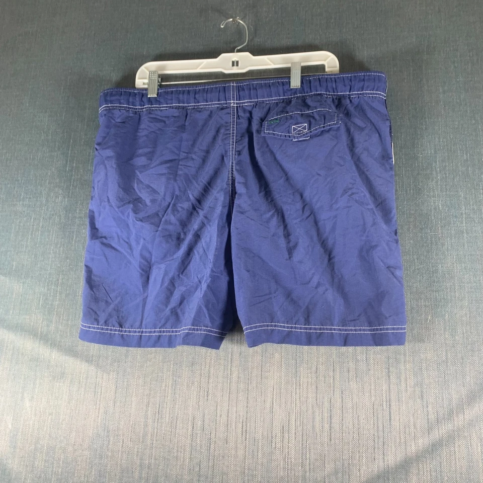 Pantalones Cortos Tommy Hilfiger Para Hombre Talla M Azul Rayas Cordón Malla Bandera Bañador Foto 4 de 4