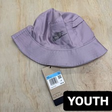NEW Nike Kids Bucket Hat M/L Reversible Purple Gray Pocket Unisex DJ6165 501