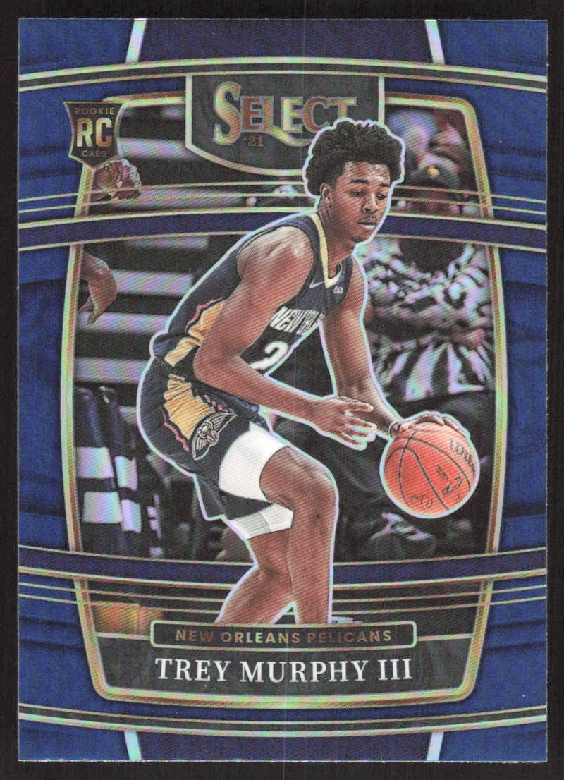 7656I 2021-22 Panini Select #46 Trey Murphy III Blue Prizms