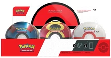 6 Pokemon TCG Poke Ball Tins Factory Sealed Display Case Q4 2025 Pokeballs