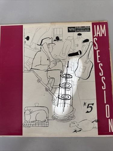 Various Jam Session #5 Verve Records MGV-8053/CLIFF SERIES/VINYL LP - Imagen 1 de 7