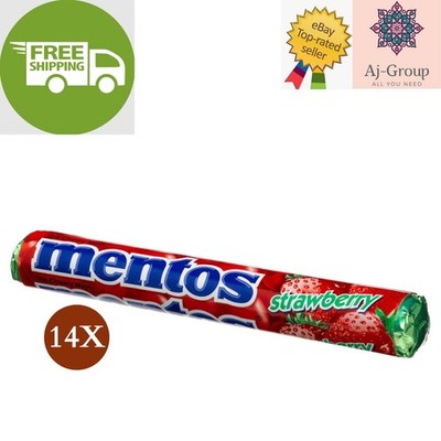 14er Pack X Mentos Kaubonbons Erdbeergeschmack Halal (29 Gramm)  KOSTENLOSER ...