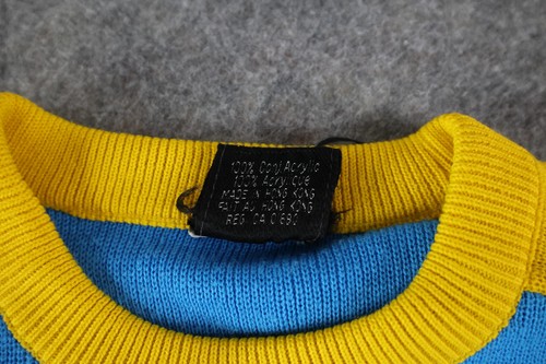 Suéter Vintage Innsbruck Para Hombre Pequeño Pullover Acrílico A Rayas Años 70 80 - Imagen 3 de 9