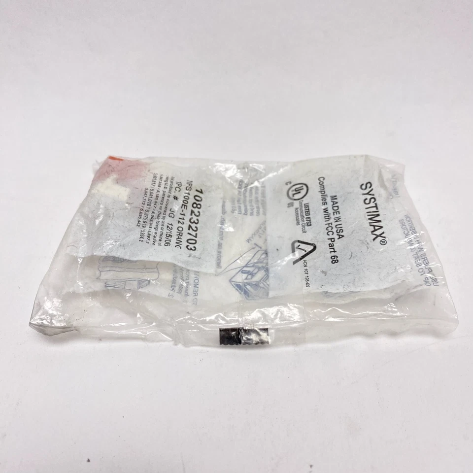 CommScope 108232703 | MPS100E-112 Cat 5e Wall Jack, Orange - Image 3 of 4