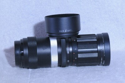 Pentax Sun Auto Tele- Zoom 85-210mm F4.8 M-42 Lens with Caps, Hood